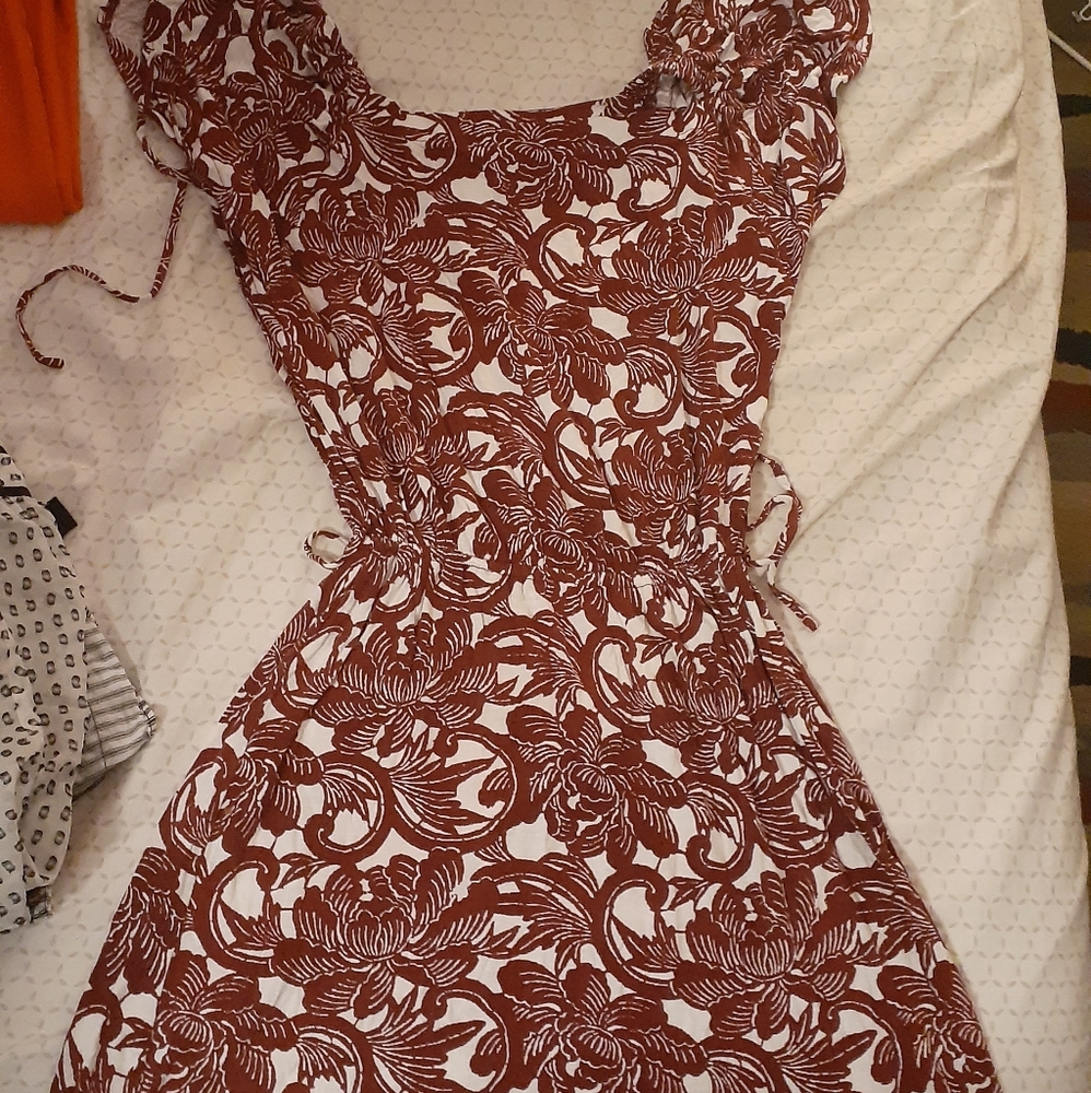 low slit dress